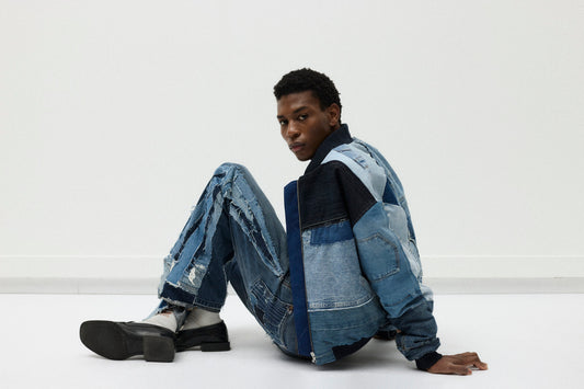DENIM BOMBER