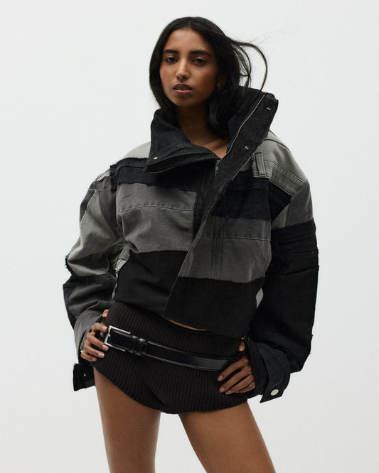 BLACK DENIM JACKET